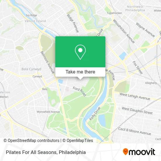Pilates For All Seasons map