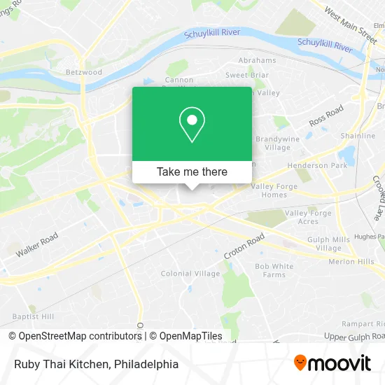 Ruby Thai Kitchen map