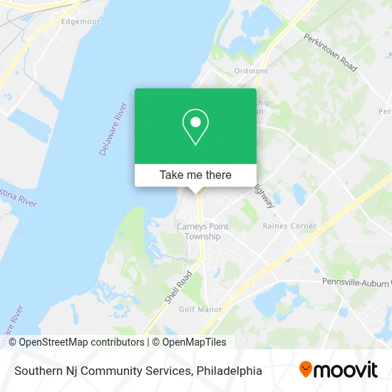 Southern Nj Community Services map