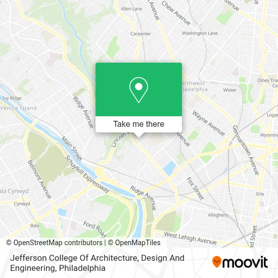 Jefferson College Of Architecture, Design And Engineering map