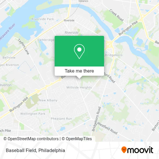 Baseball Field map