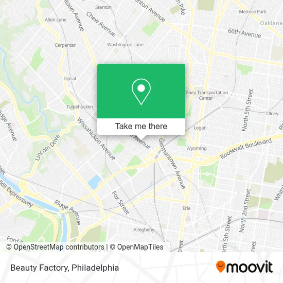 Beauty Factory map