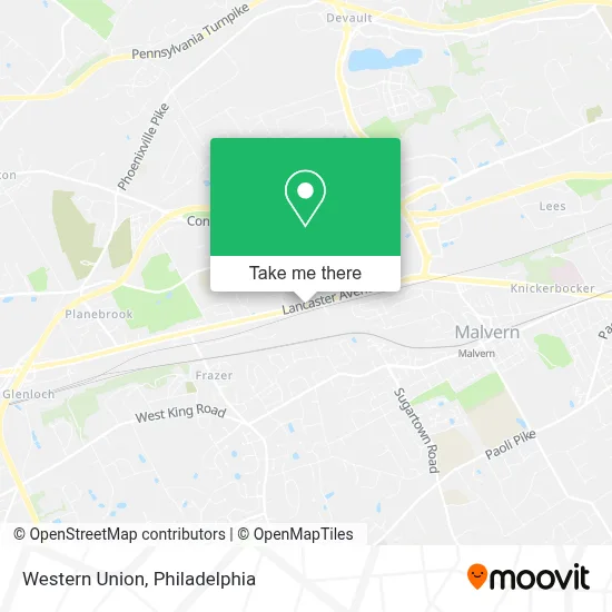 Western Union map