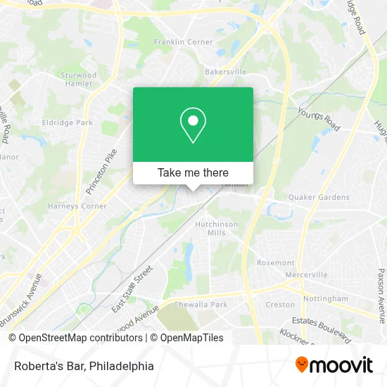 Roberta's Bar map