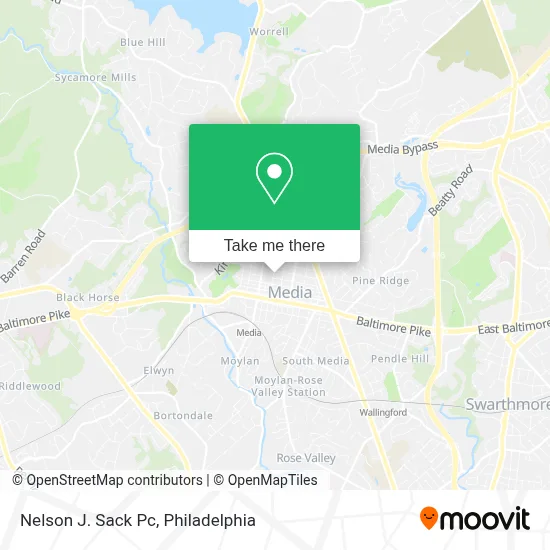 Nelson J. Sack Pc map