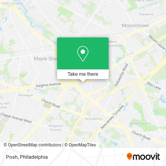 Posh map