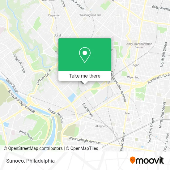 Sunoco map