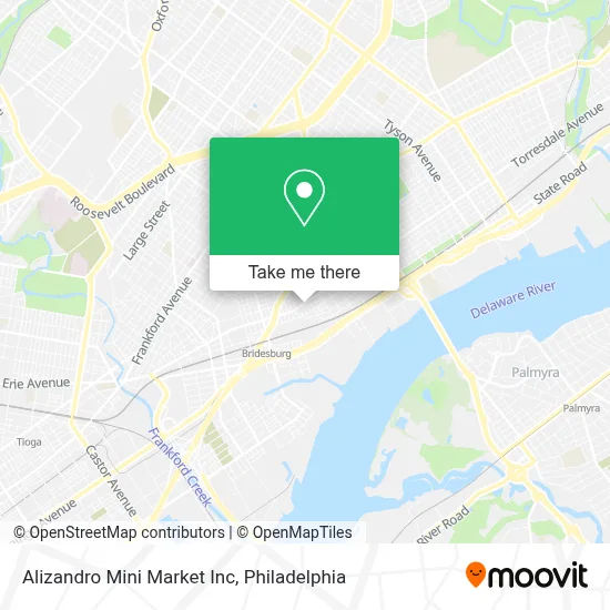 Alizandro Mini Market Inc map