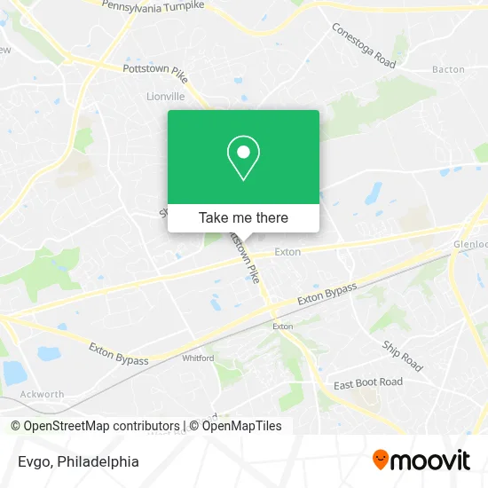 Evgo map