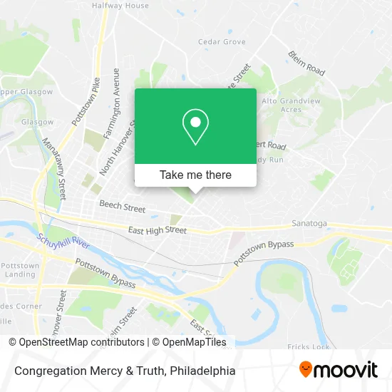 Congregation Mercy & Truth map