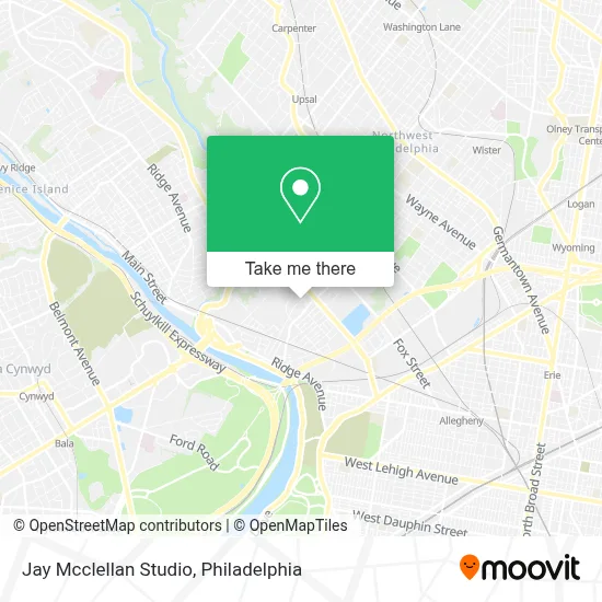 Jay Mcclellan Studio map