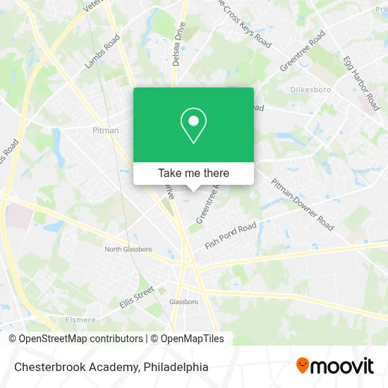 Chesterbrook Academy map