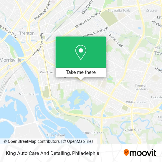 King Auto Care And Detailing map