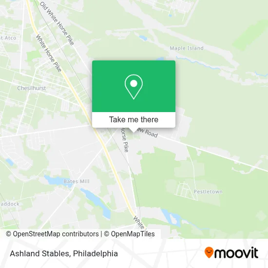 Ashland Stables map