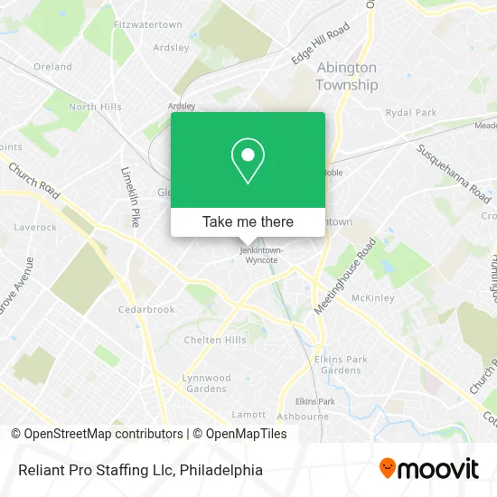 Reliant Pro Staffing Llc map