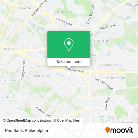 Pnc Bank map