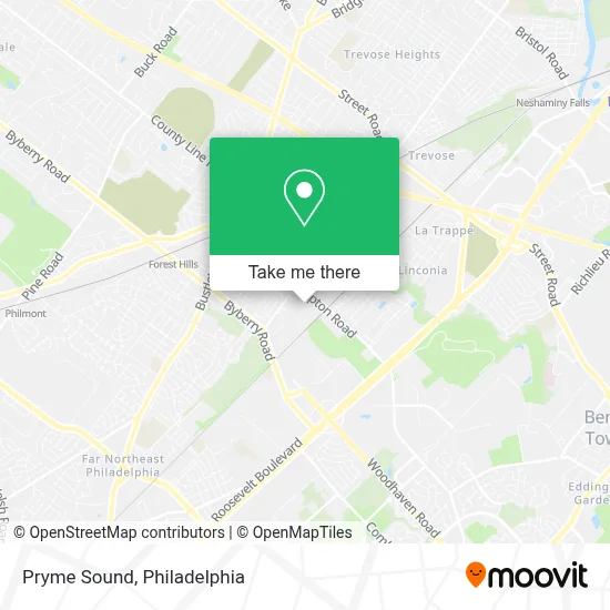 Pryme Sound map