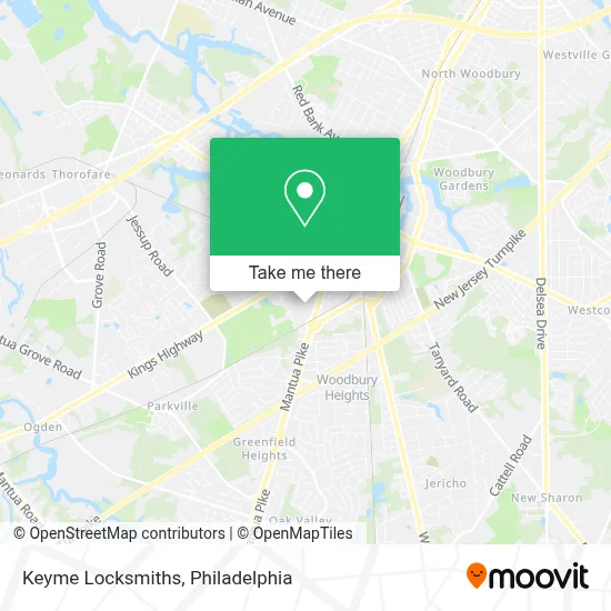 Keyme Locksmiths map