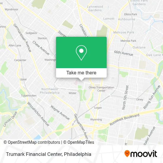 Trumark Financial Center map