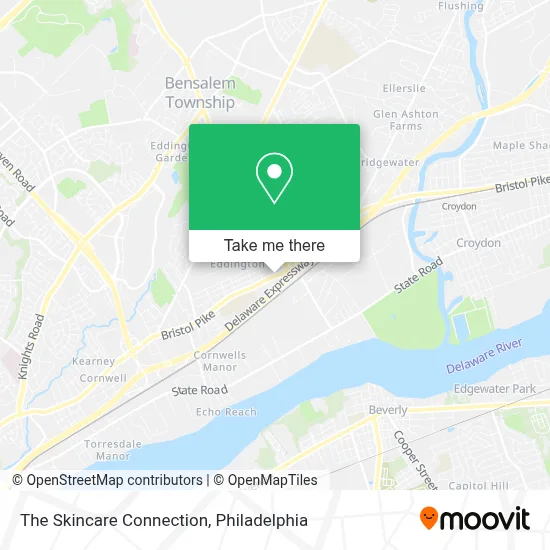 The Skincare Connection map