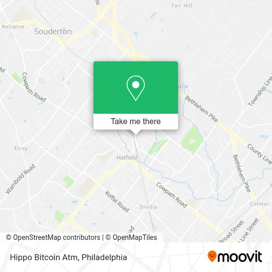 Hippo Bitcoin Atm map