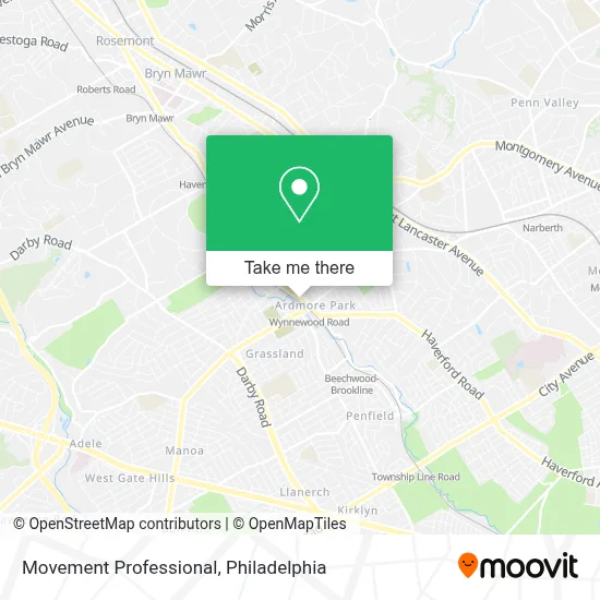 Movement Professional map