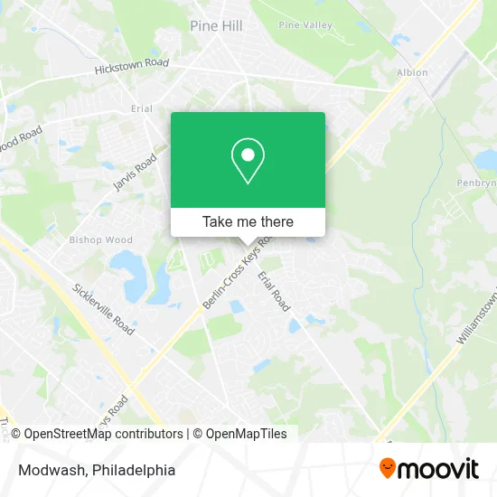Modwash map