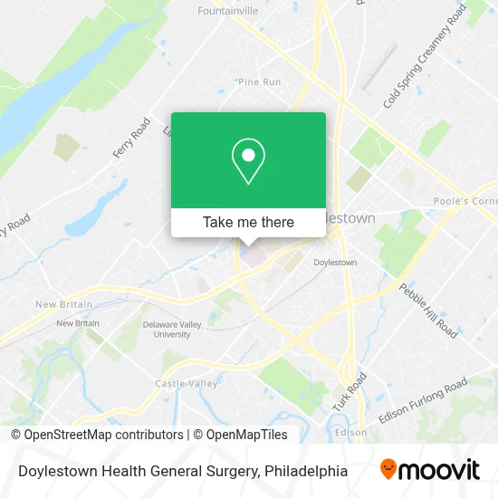 Doylestown Health General Surgery map