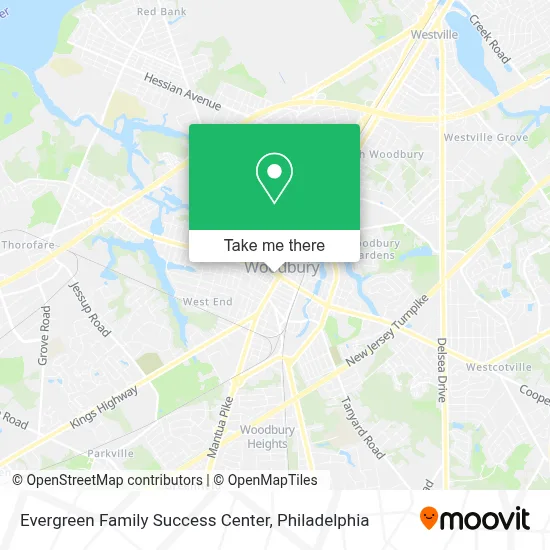 Evergreen Family Success Center map