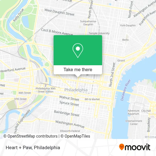 Heart + Paw map