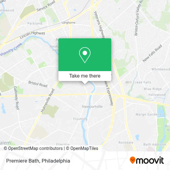 Premiere Bath map