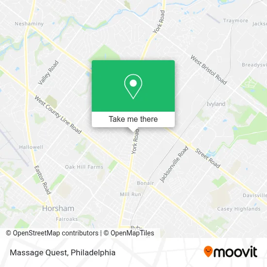 Massage Quest map