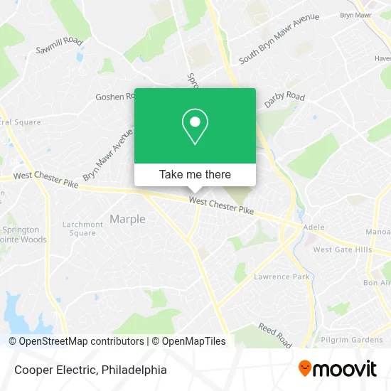 Cooper Electric map