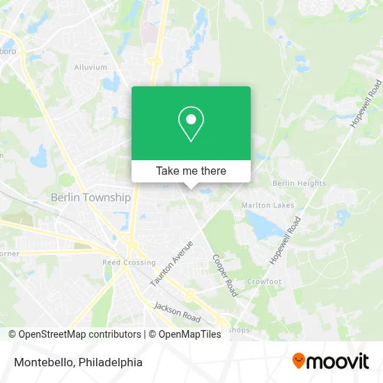 Montebello map
