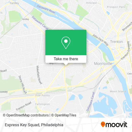 Express Key Squad map