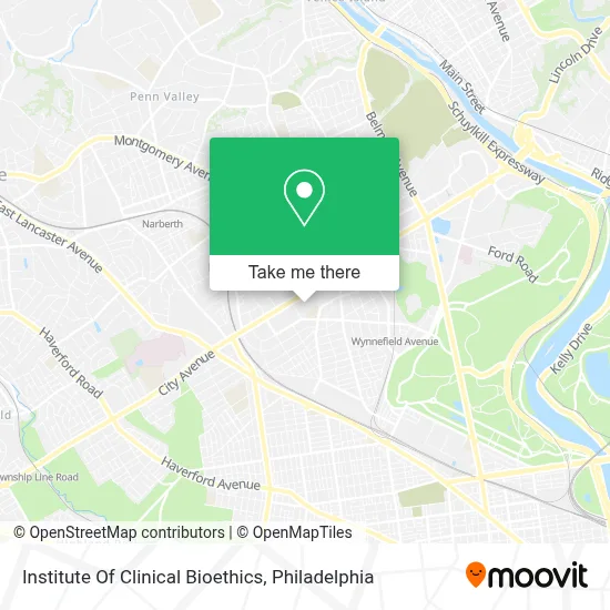 Institute Of Clinical Bioethics map