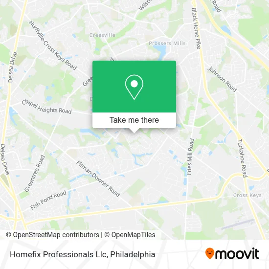 Homefix Professionals Llc map