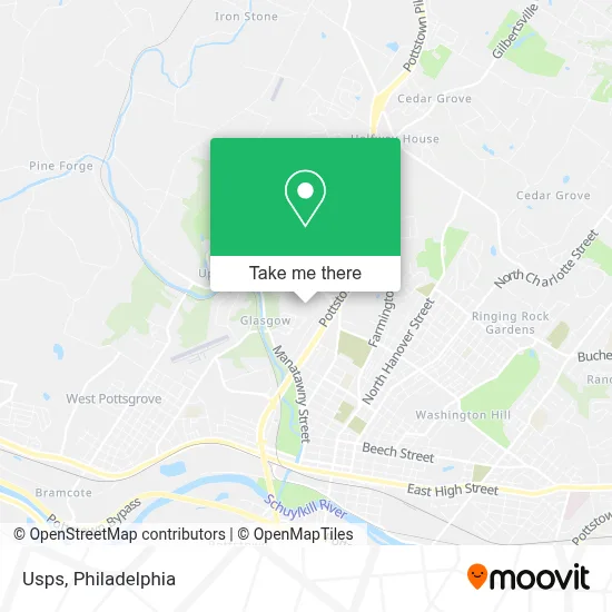 Usps map