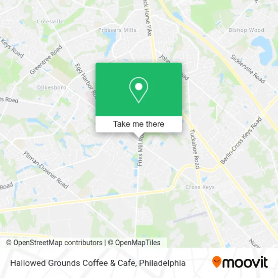 Hallowed Grounds Coffee & Cafe map