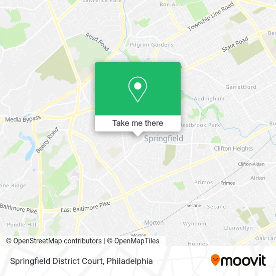 Springfield District Court map