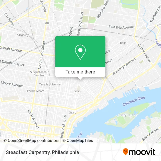 Steadfast Carpentry map