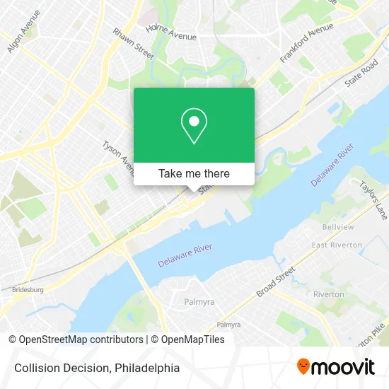 Collision Decision map