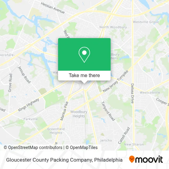 Gloucester County Packing Company map
