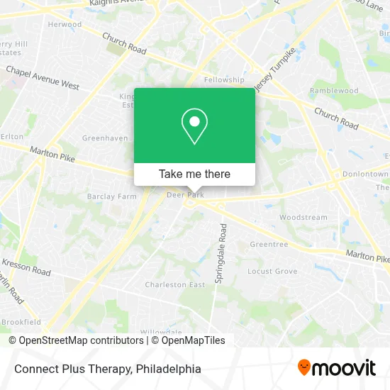 Connect Plus Therapy map