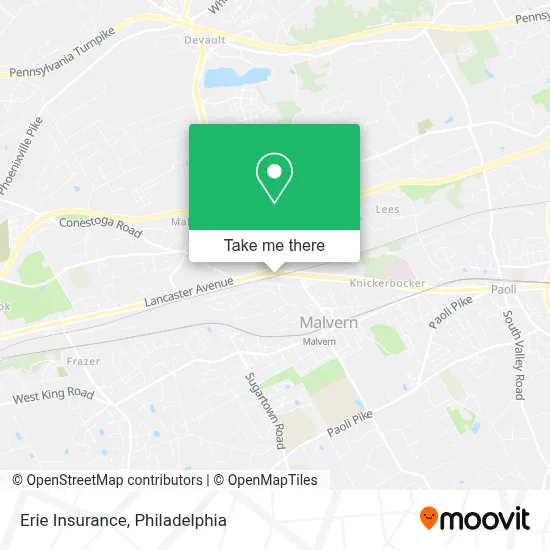 Erie Insurance map