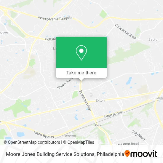 Moore Jones Building Service Solutions map