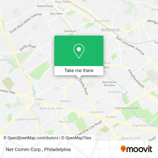 Net Comm Corp. map