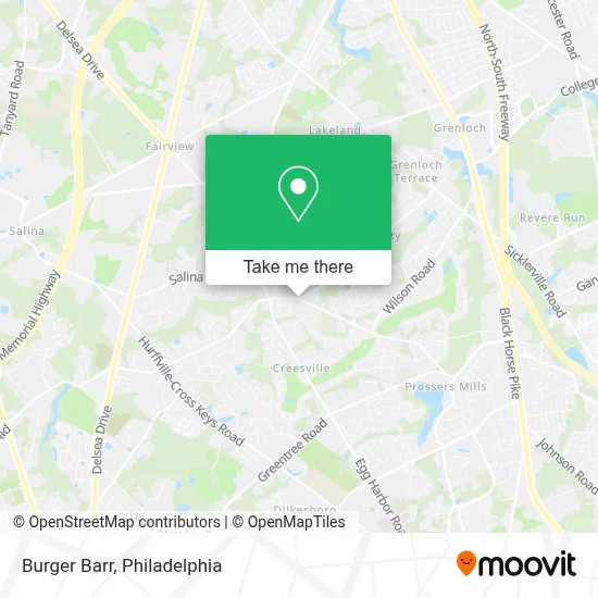 Burger Barr map