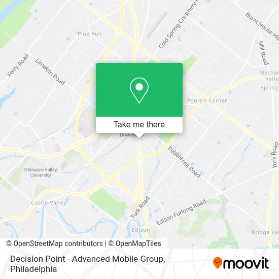 Decision Point - Advanced Mobile Group map