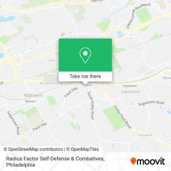 Radius Factor Self-Defense & Combatives map